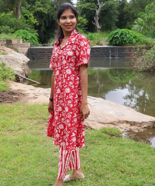 Cotton Aline  Kurti   - XS S