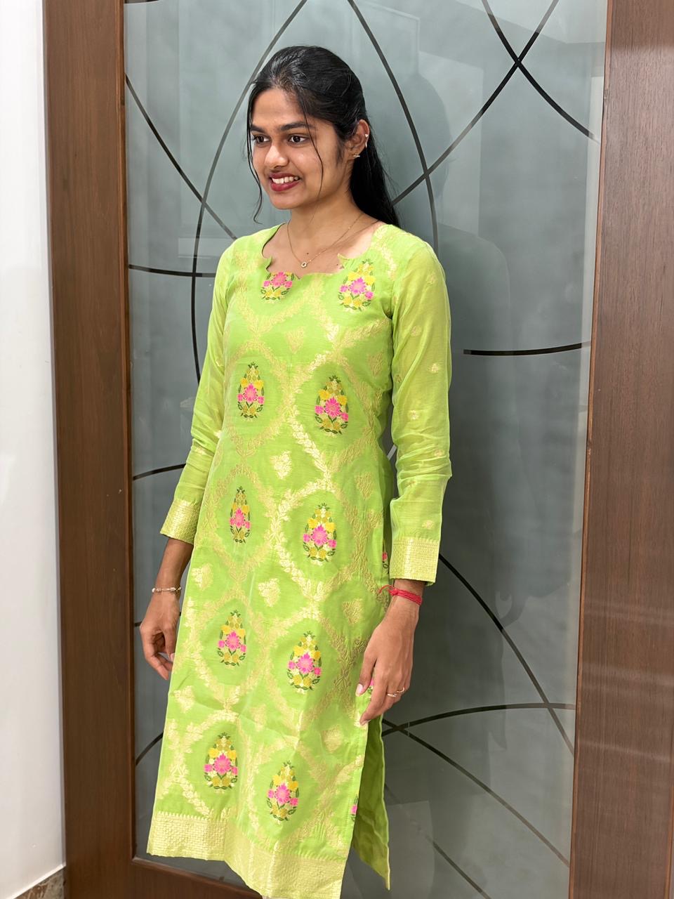 Banarasi silk Salwar - Xs S M L XL XXL