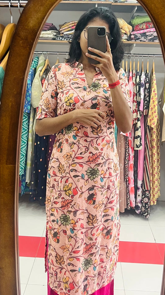 Hakoba Cotton Kurti - L