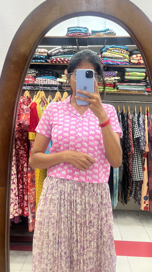 Cotton Crop shirt - XS S M L