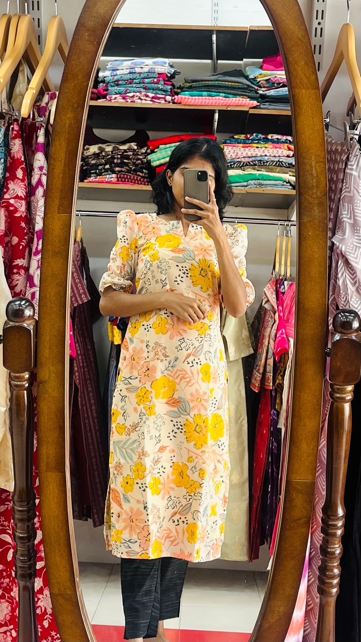 Mul Cotton Kurti - Xs