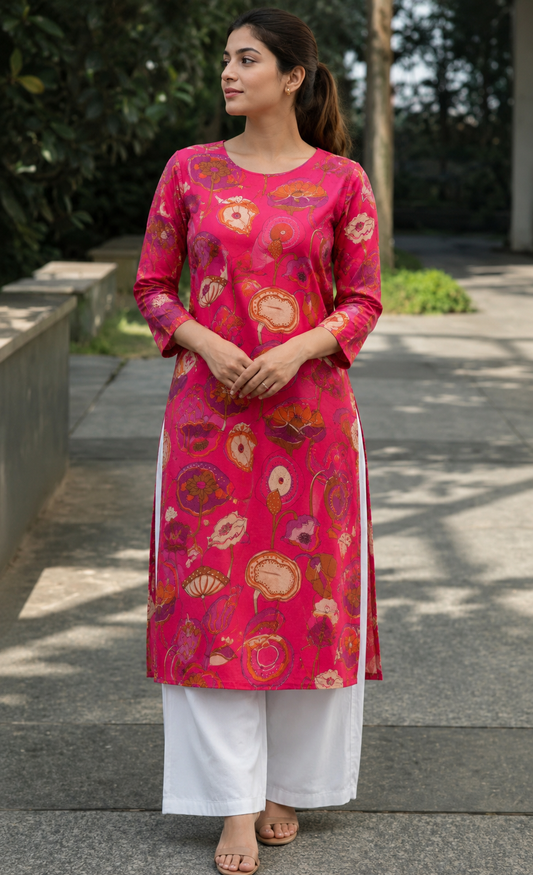 Printed Kurtis - XS S M L XL XXL (swipe to check more)