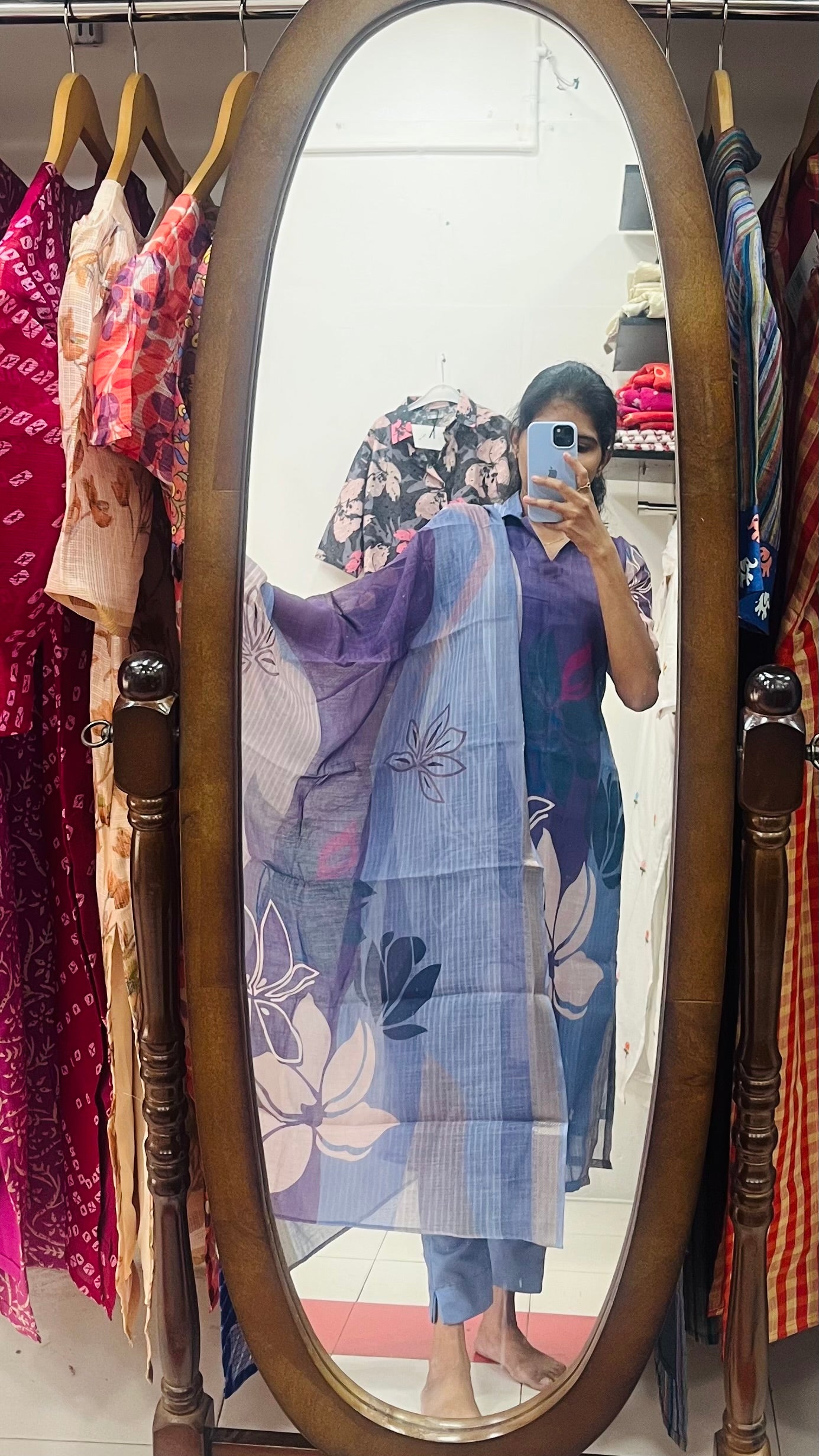 Cotton linen Salwar - XS S M L XL XXL