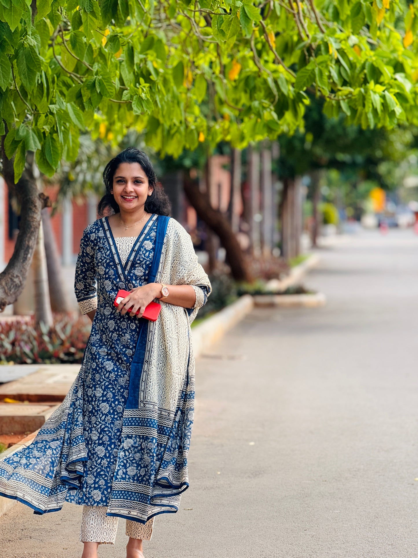 Blue Fern Mul Cotton Salwar - XS