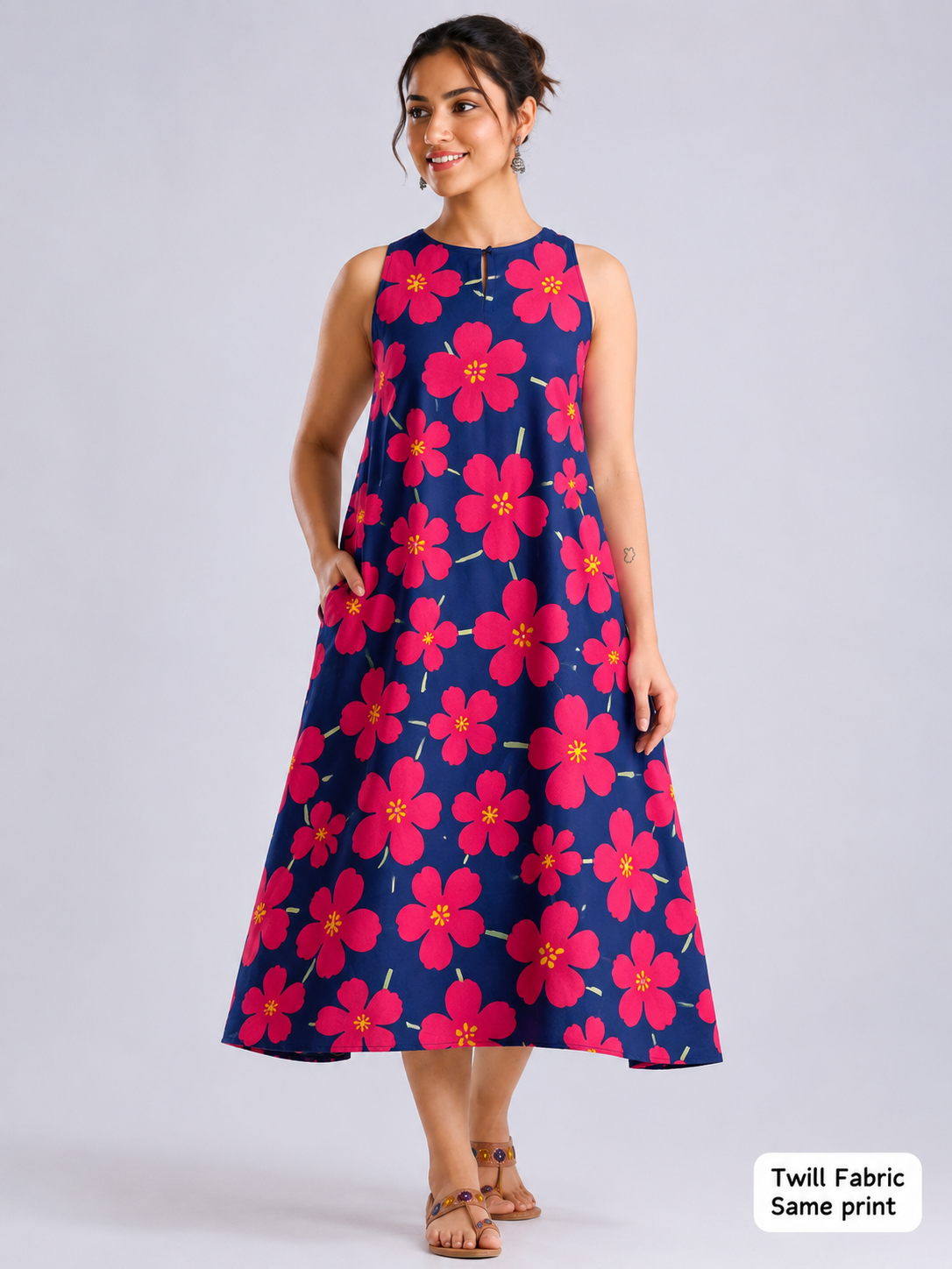 Rayon  Aline Kali Patterned- XS S M L XL XXL
