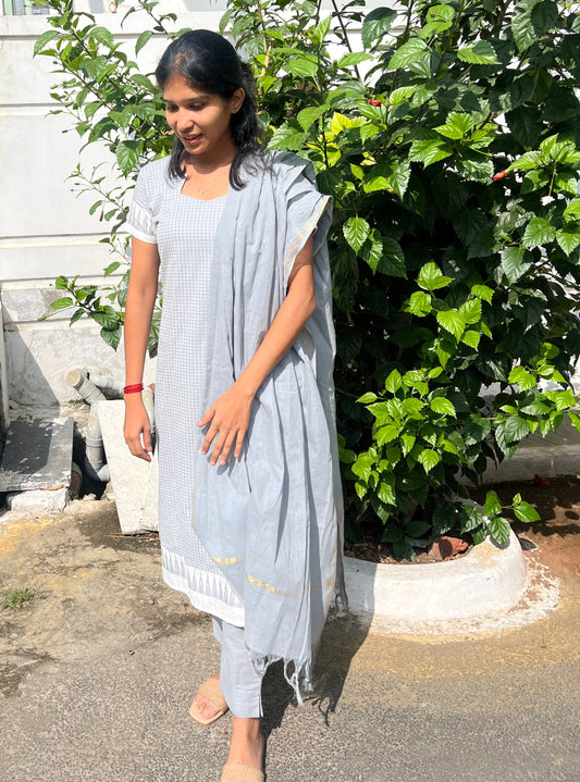 Handloom cotton Salwar - XS S M L XL