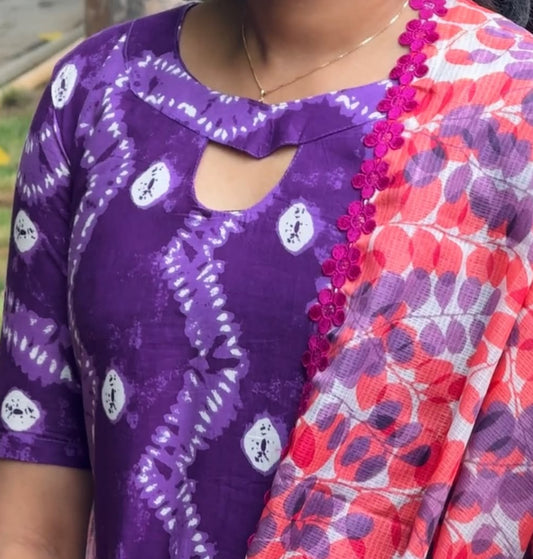 Cotton Salwar with lining - S & Xl