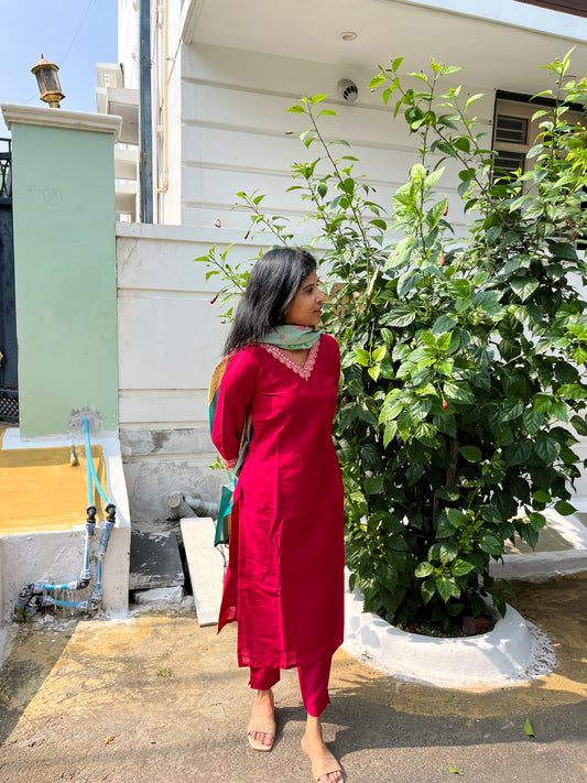 Silk Salwar with lining - XS M L