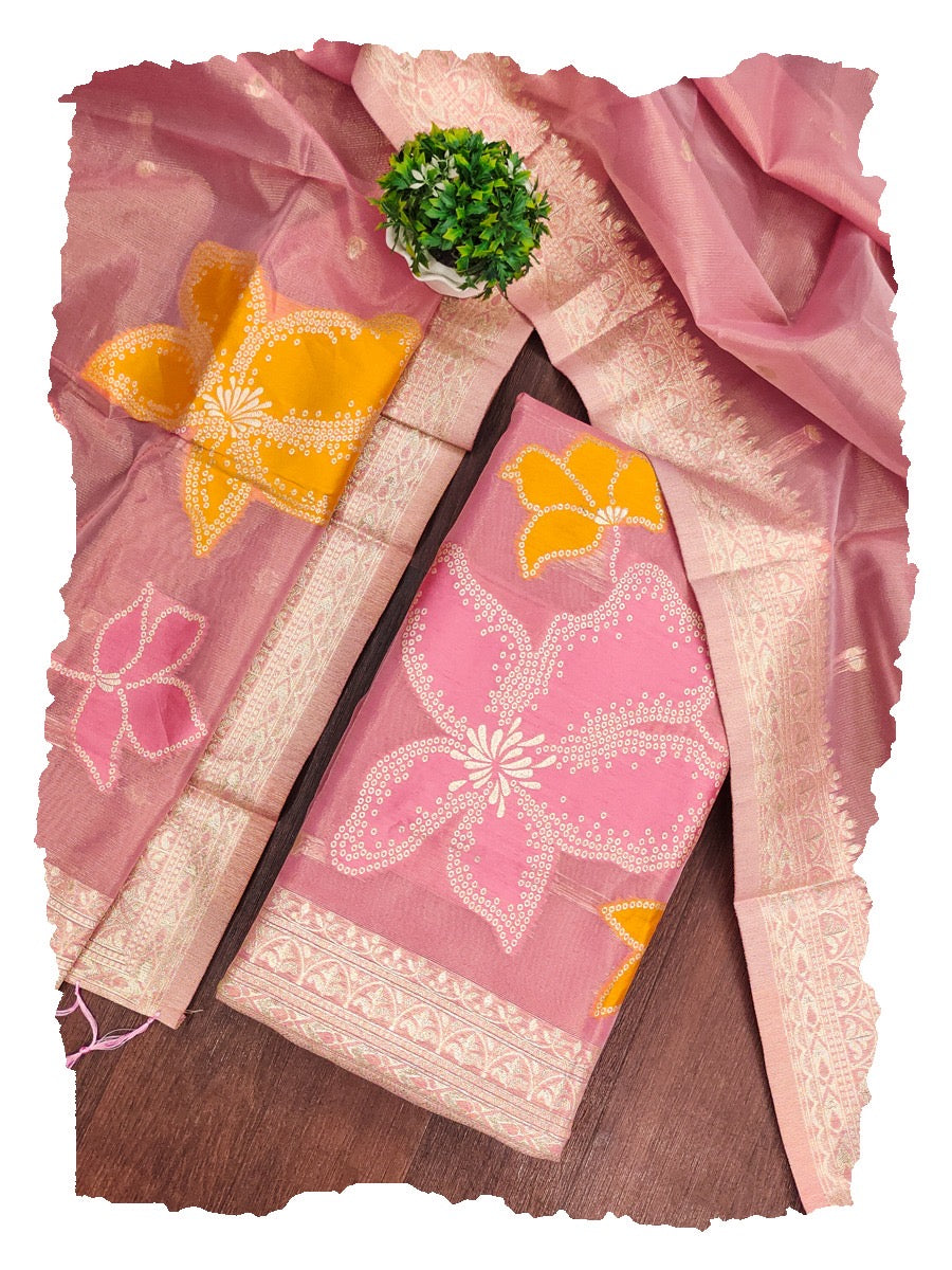 Chanderi Silk Salwar - XS S M L XL XXL ( made to order only )