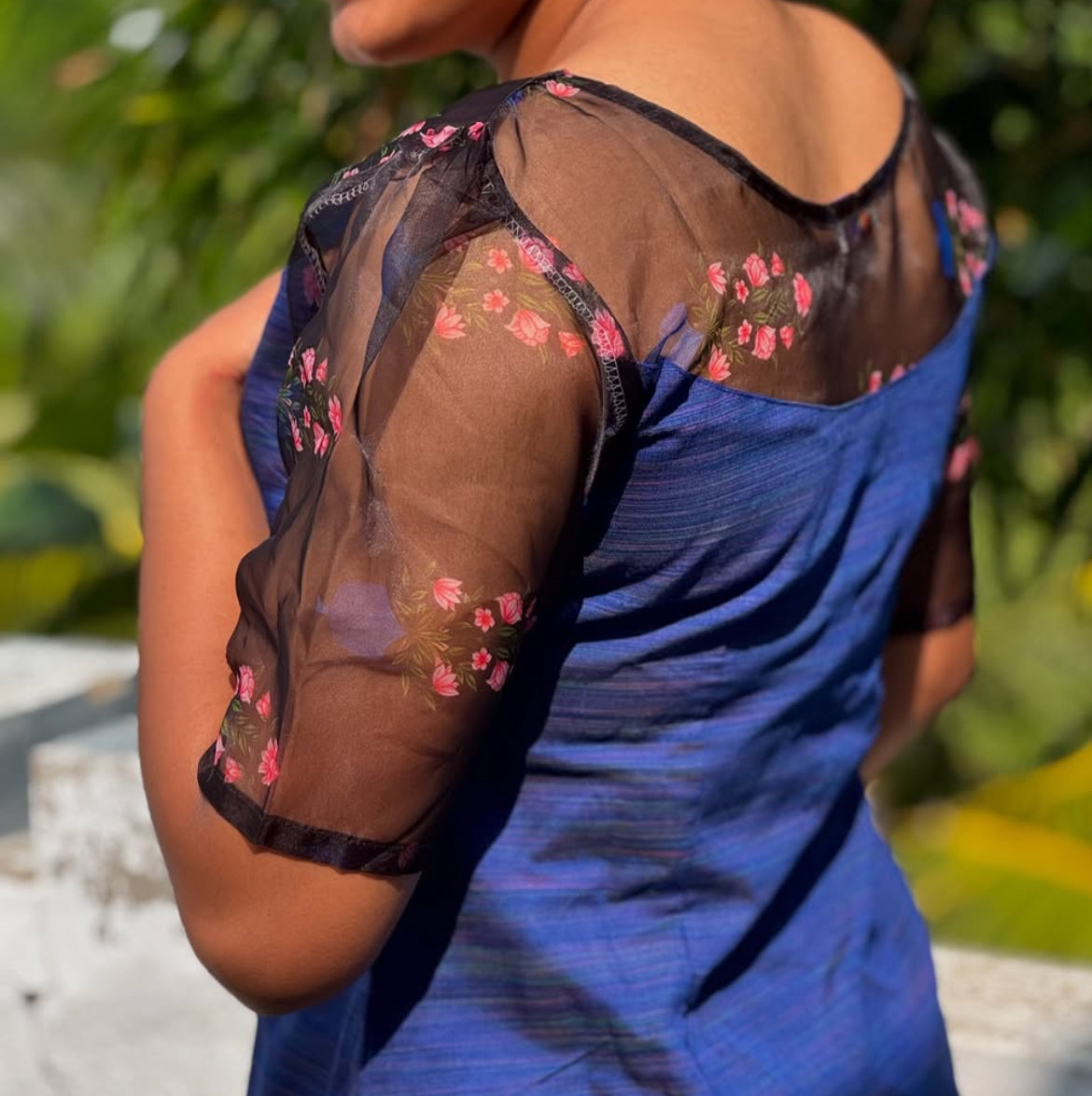 Silk Mix and Match Kurti - M