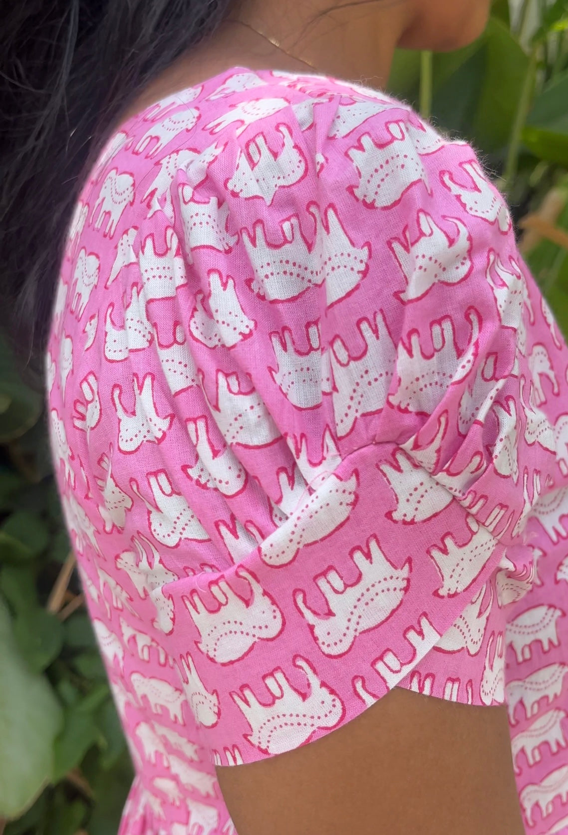 Pink Delight Cotton Maxi - S