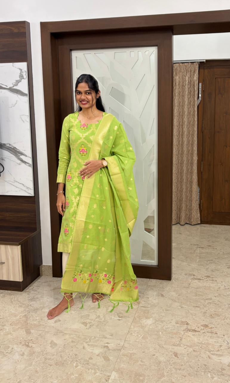 Banarasi silk Salwar - Xs S M L XL XXL