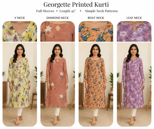 Georgette Kurtis - XS S M L XL XXL