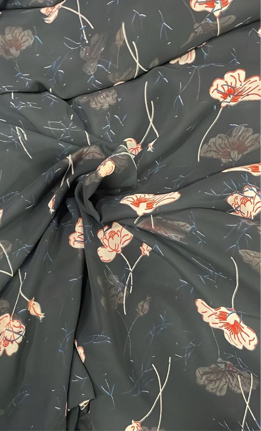 Bossy Black Georgette Fabric