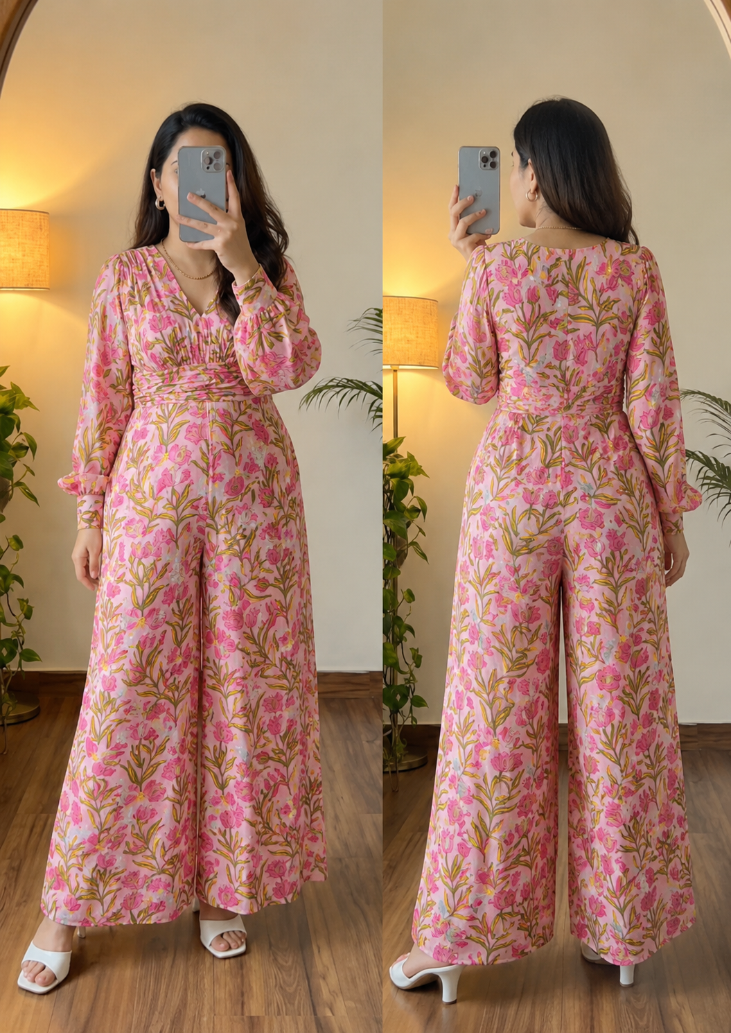 Jumpsuit in Rayon - XS S M L XL