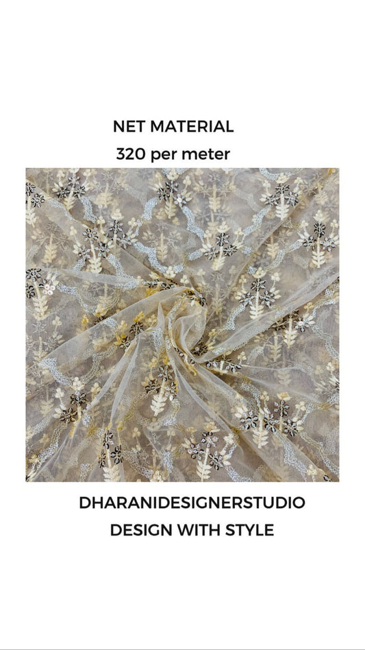 Net Heavy Embroidery Fabric