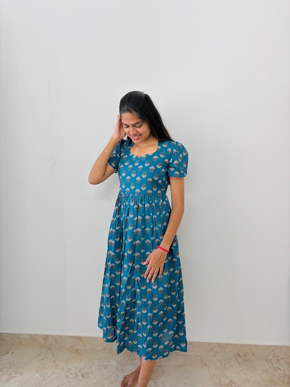 Cotton maxi with full lining - XS S M L XL 2XL