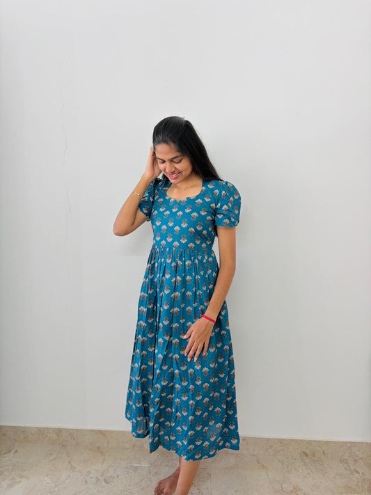 Cotton maxi with full lining - XS S M L XL 2XL