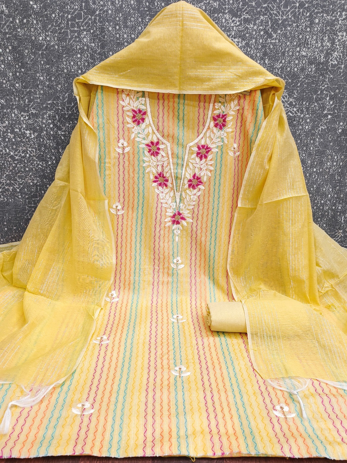 Cotton embroidered Salwar - XS  S M L XL & 2XL ( Pre orders )