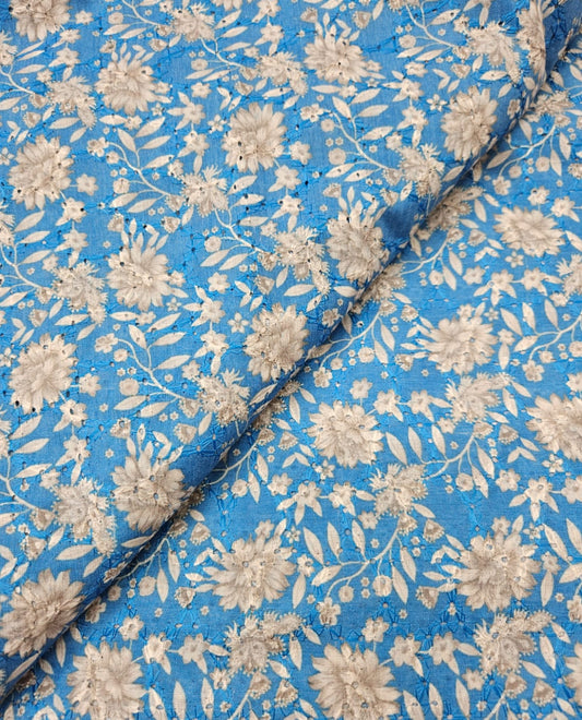 Sky blue cotton hakoba