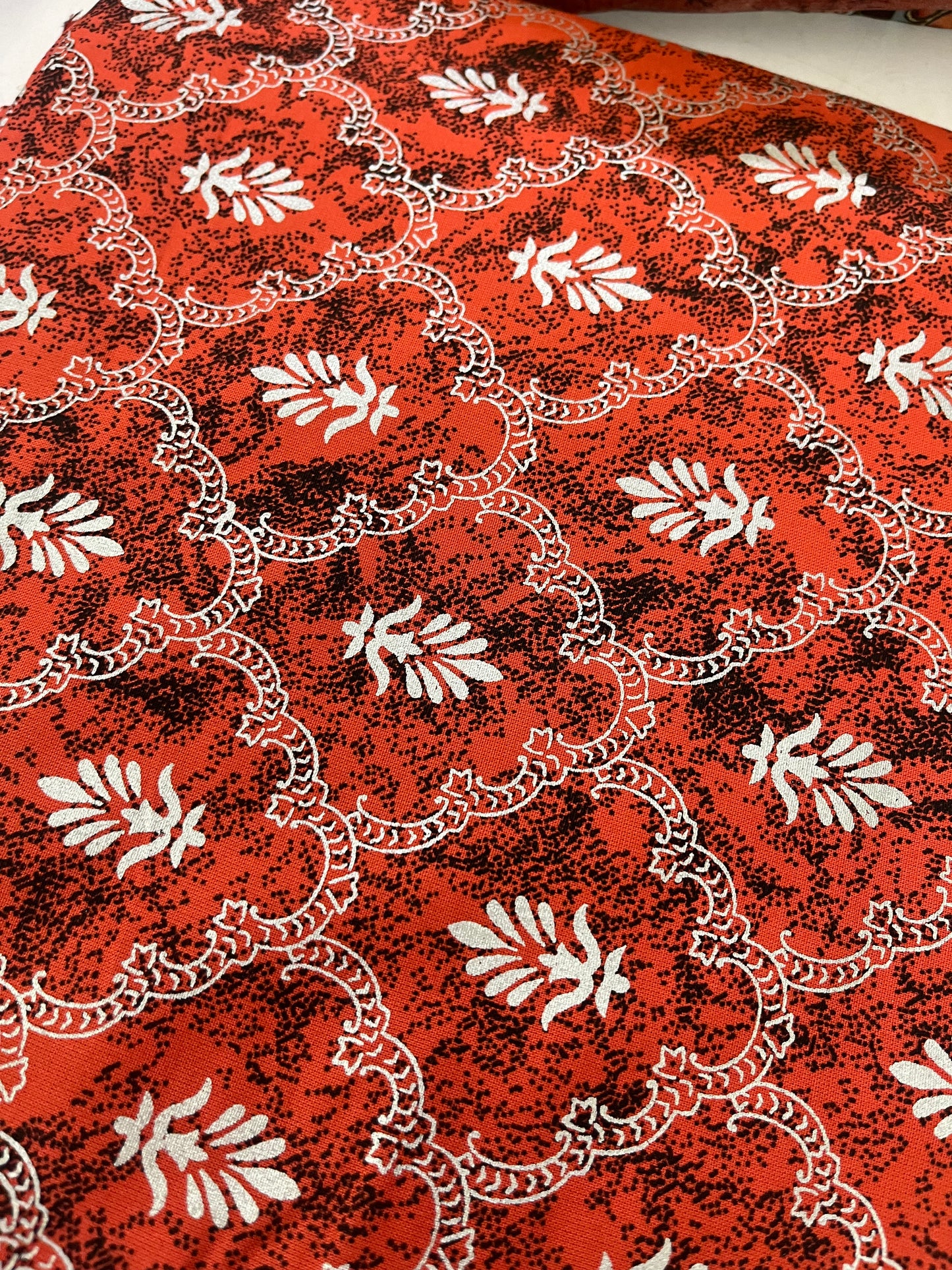 Rayon Printed - Red
