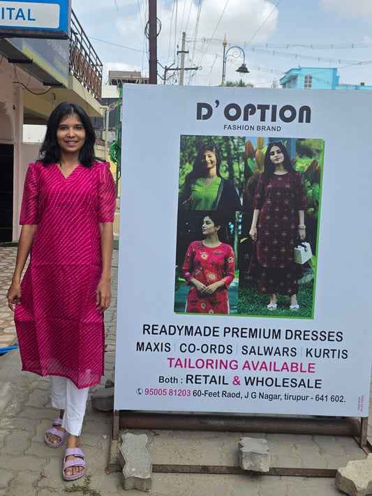 Kota silk Kurti - XS S M L XL
