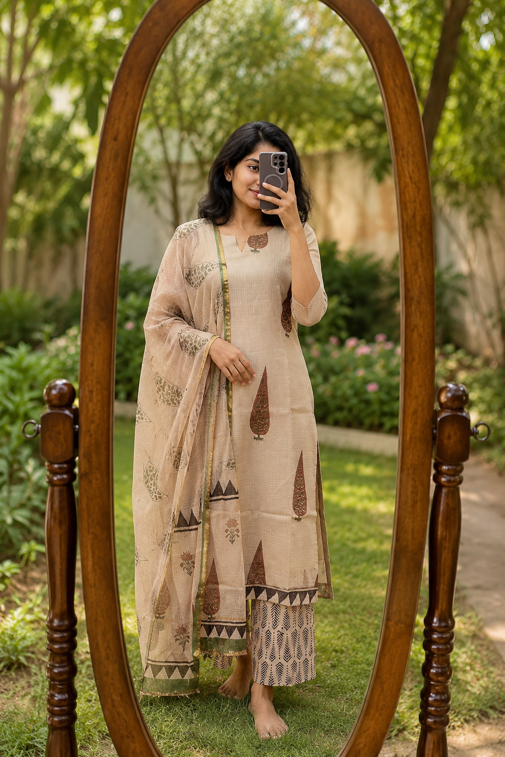 Pure Kota linen salwar - XS S M L XL XXL