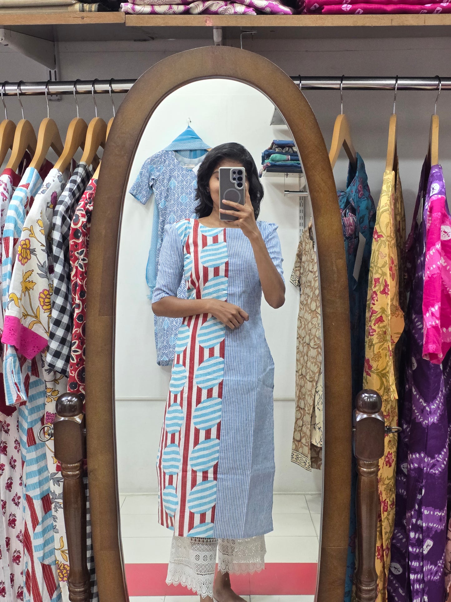 Khadi Cotton Kurti - XS S M L XL XXL